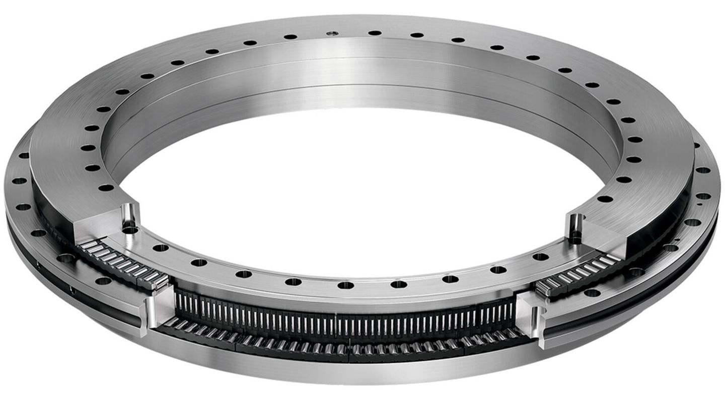 Performance-optimized YRTA bearing for automation solutions such as pallet changers and tool magazines