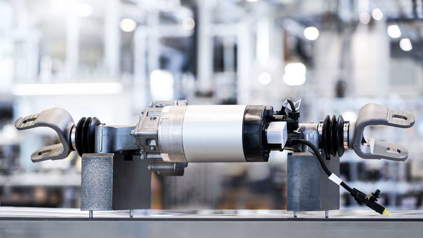 Il sistema di sterzo per asse posteriore di Schaeffler è utilizzato nelle autovetture e nei veicoli commerciali leggeri e fa parte della famiglia di prodotti “Generate Motion” di Schaeffler. Foto: Schaeffler