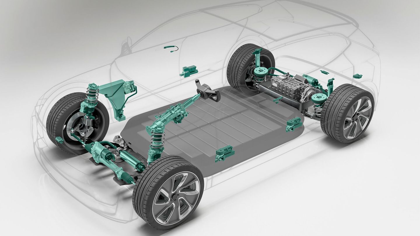 Mehr Komfort, Sicherheit und Fahrdynamik für die Zukunft der Mobilität: Die neuen Technologien für Chassis & Body von Schaeffler setzen neue Maßstäbe in modernen Fahrzeugen über alle Antriebsarten hinweg. (Foto: Schaeffler)